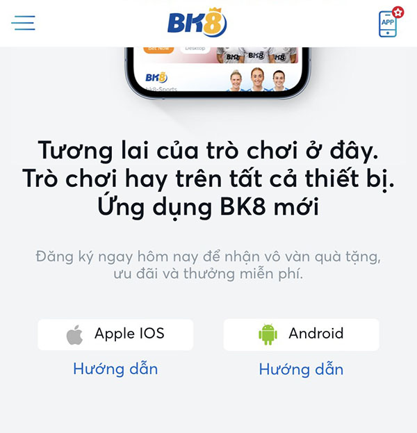 tải ứng dụng bk8 tài ứng dụng Bk8